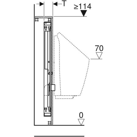 GE GIS Element für Urinal