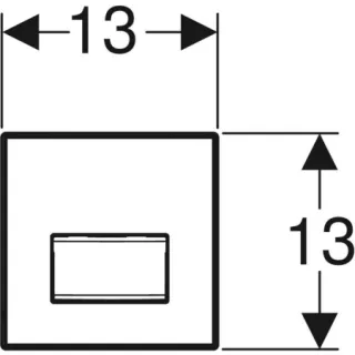 GE Typ 50 BetPl.f. UR-Strg. pneum. Sp Square, lava