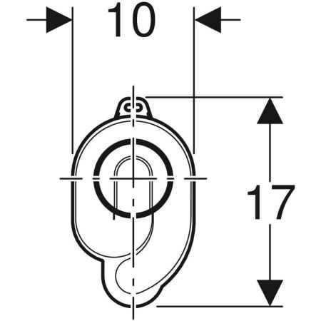 GE Urinal Geruchsverschluss