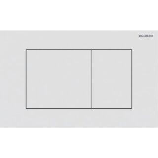 GE Sigma 40 BetPl., für 2-Mengen-Spülung Square, weißmatt/Etc
