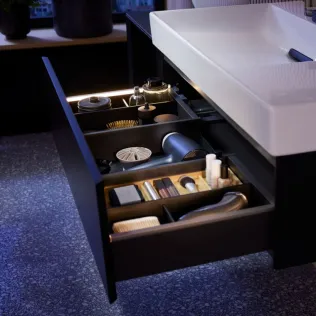 Geberit ONE Schublade mit Lichtleisten
