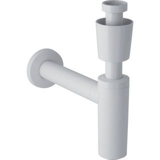 GE Tauchrohrgeruchsverschluss für WB Abgang horiz., d40, G1 1/2, weiß-alpin
