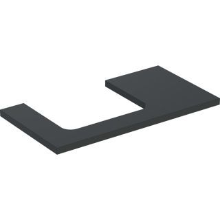 GE ONE WT-Platte, Ausschnitt li, für AWT 90x3x47cm, lava matt