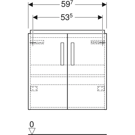 GE Renova Compact Unterschrank für Waschtisch