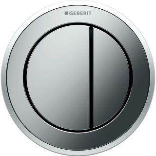 GE Typ10 Fernbetätigung, pneum., 2-M-Sp. Möbeldrücker, Round, hgl.chr./chrma