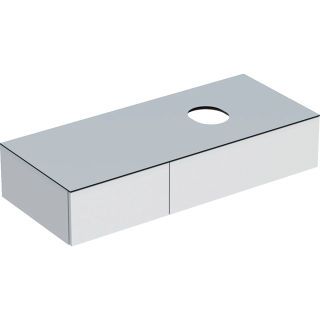 GE VariForm US für AS-WT, m. 2 Schubl. 120x23,5x51cm, weiß lackiert matt