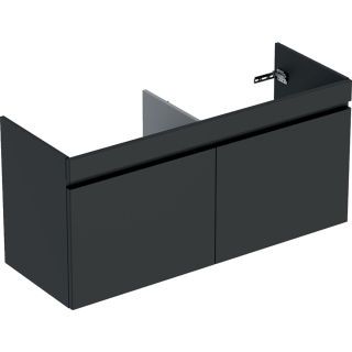 GE Renova Plan US f. DWT m. 2 Schubladen 2 Innenschubl., 122,6x60,6x44,6cm, lava
