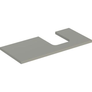 GE ONE WT-Pl. Aus re für AWT Schalenform 105x3x47cm, greige matt