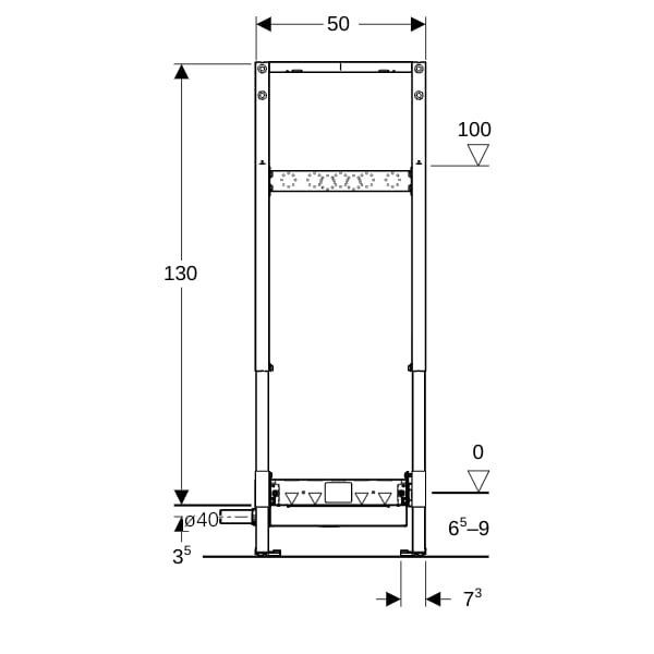 GE Duofix Element für Dusche