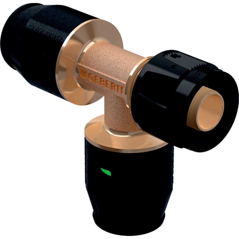 GE PushFit Übergangs-T-Stück mit MasterFix