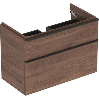 GE Smyle Square US für WT, m. 2 Schubl. 88,4x61,7x47cm, Nussbaum