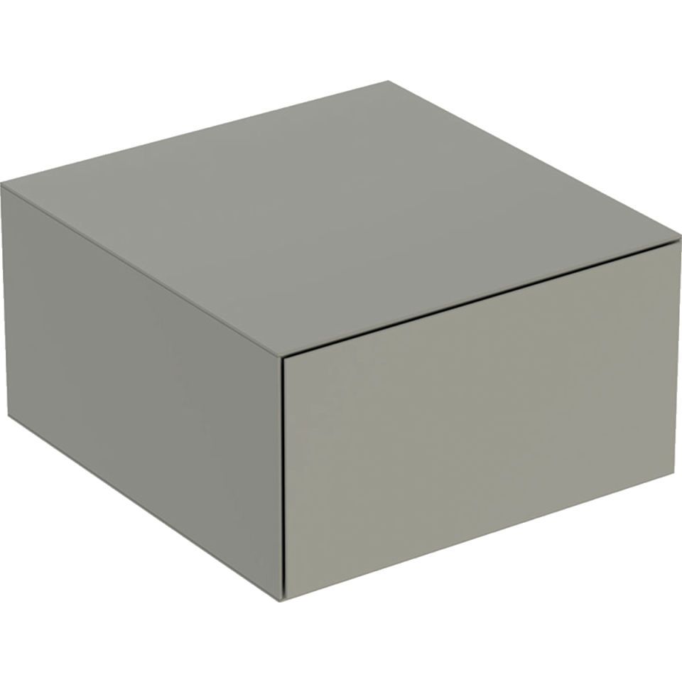 GE ONE Seitenschrank mit 1 Schubl. 45x24,5x47cm, greige matt
