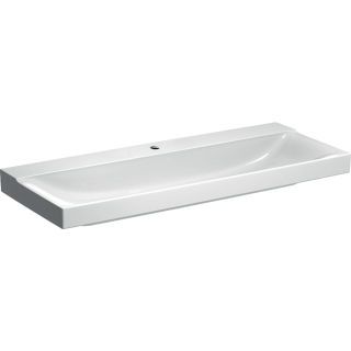 GE Xeno2 Waschtisch, 120x48cm m. Hl., o. Ül., weiß, KeraTect