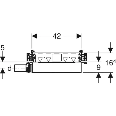 GE GIS Element für Dusche
