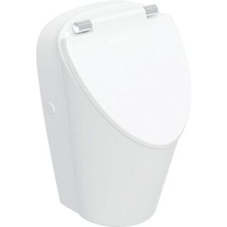 GE Renova S Urinal mit Deckel, Zul. hi. Abga hinten od. unten, weiß