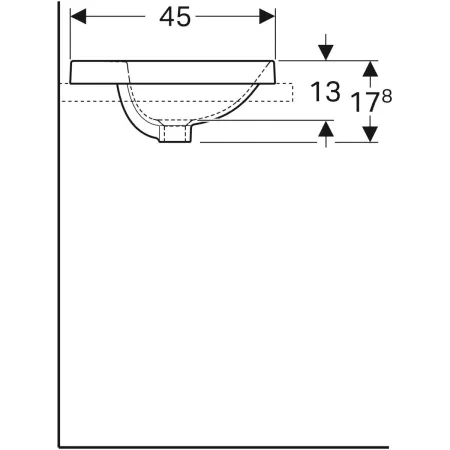 GE VariForm Einbauwaschtisch