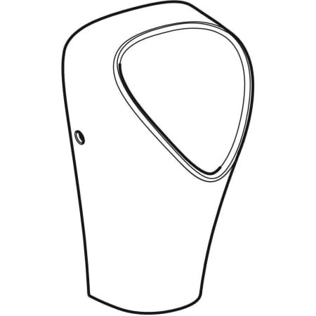 GE Urinal Narva, wasserlos