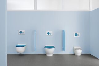 GE Sigma01 BetPl., für 2-Mengen-Spülung Round, für Bambini, ozeanblau