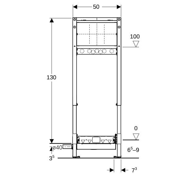 GE Duofix Element für Dusche