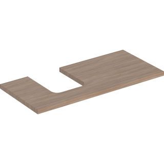GE ONE WT-Pl. Aus li für AWT Schalenform 105x3x47cm, Eiche