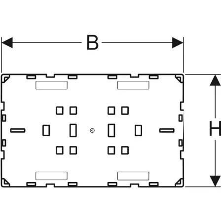 GE Abdeckplatte Omega
