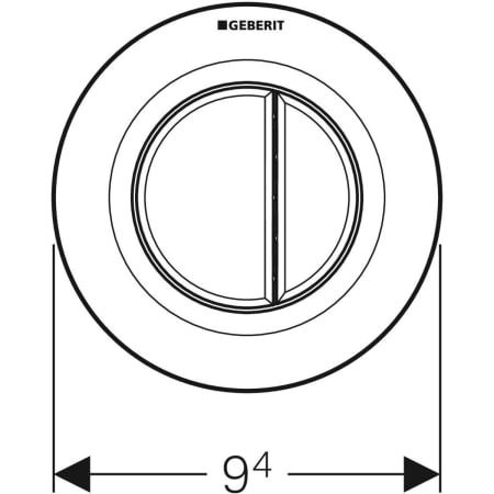 GE Fernbetätigung Typ 01 pneumatisch