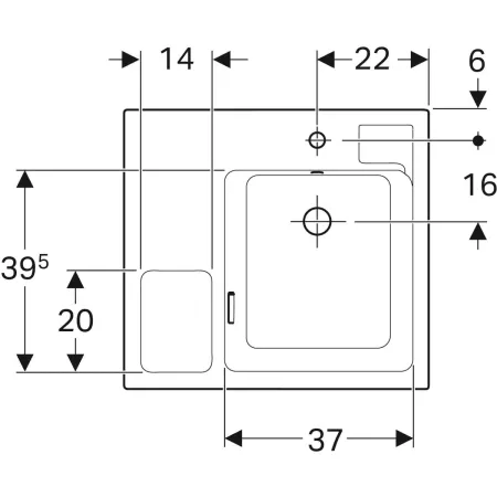 GE Bambini Waschbecken
