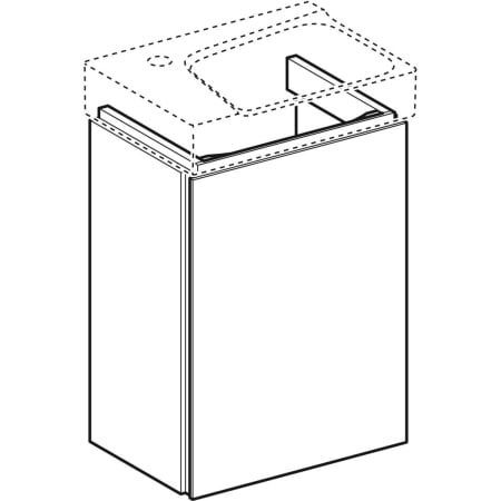 GE Xeno2 Unterschrank für Handwaschbecken