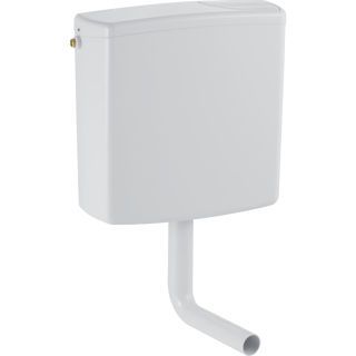 GE AP140 AP-Spülkasten 2-Mengen-Sp halbh. WA li/mi/re weiß-alpin, verschr.