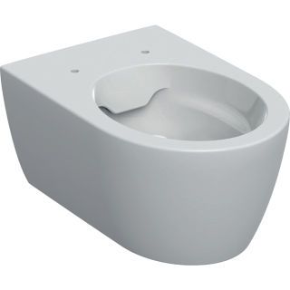 GE iCon Wand-WC Tiefspüler, Rimfree geschl. Form, T:53cm, weiß