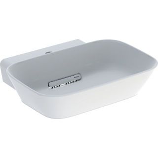 GE ONE AS-WT, SF, 50x42,5cm, CleanDrain m. Hl., o. Ül., weiß, matt/weiß glzd.