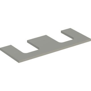GE ONE WT-Pl. Aus re/li f. AWT Schalenf. 120x3x47cm, greige matt