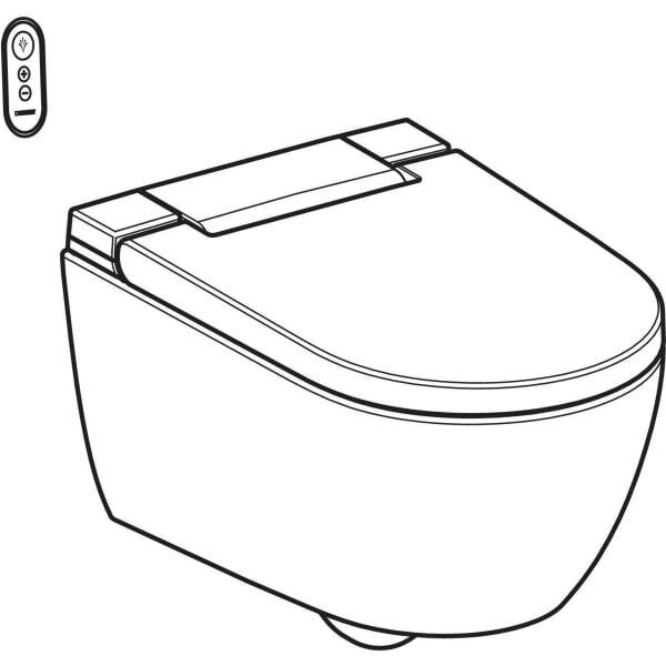 GE AquaClean Alba WC Komplettanlage