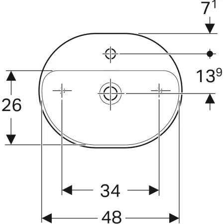 GE VariForm Aufsatzwaschtisch