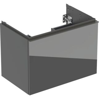 GE Acanto US für WT B:75cm, 1 Schubl. 1 i.Schubl., lava matt/Glas lava