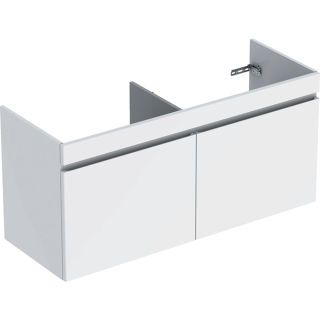 GE Renova Plan US f. DWT m. 2 Schubladen 2 Innenschubl., 122,6x60,6x44,6cm, weiß