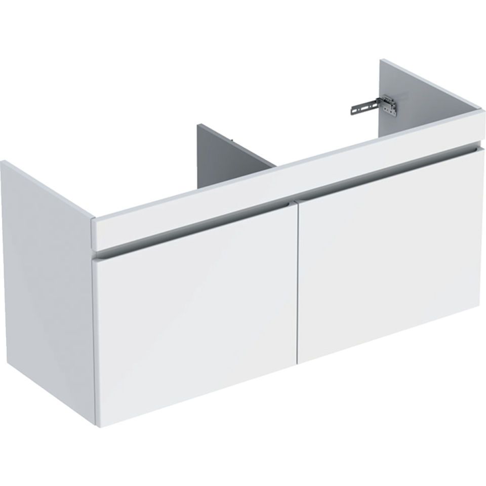 GE Renova Plan US f. DWT m. 2 Schubladen 2 Innenschubl., 122,6x60,6x44,6cm, weiß