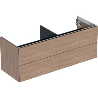 GE ONE Unterschrank für WT/-Platte 4 Schubl., 133,2x50,4x47cm, Eiche