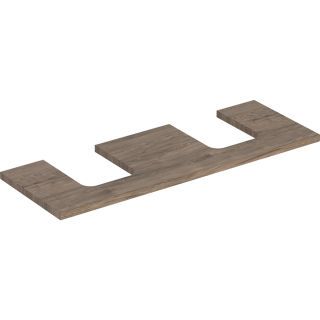 GE ONE WT-Pl. Aus re/li f. AWT Schalenf. 135x3x47cm, Nussbaum hickory