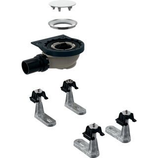GE Duschwannenablauf mit 4 Füßen für Setaplano Sperrwasserhöhe 50 mm d50