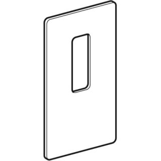 GE Serviceöffnung für Wandarmaturen Monolith Sanitärm. für WT Glas schwarz