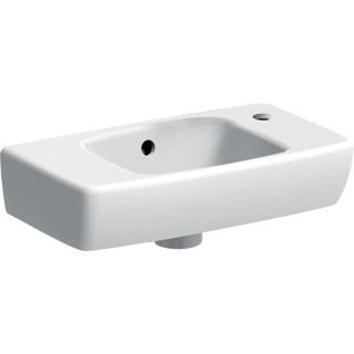 GE Renova Compact HWB, verk. Ausladung Ablg., 45x25cm, Hl. re, m.Ül., weiß