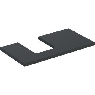 GE ONE WT-Pl. Aus li für AWT Schalenform 90x3x47cm, lava matt
