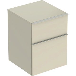 GE iCon Seitenschrank, 2 Schubladen 45x60x47,6cm, sandgrau