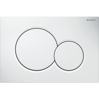 GE Sigma01 BetPl., für 2-Mengen-Spülung Round, weiß
