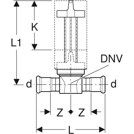 GE Mapress UP-Kugelhahn 