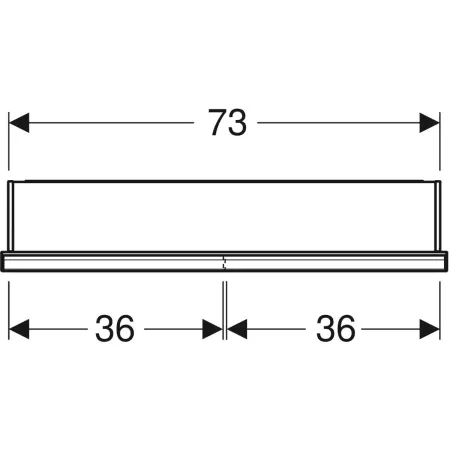 GE ONE Spiegelschrank mit ComfortLight 2 Türen, UP-Mont., 75x90x15cm, weiß