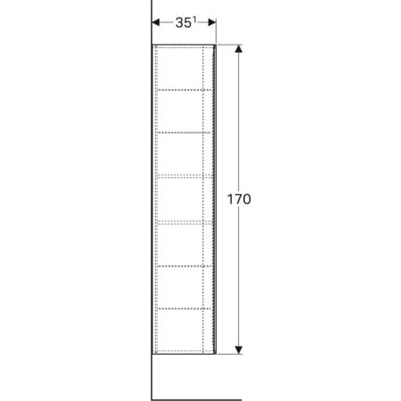 GE Xeno2 Hochschrank