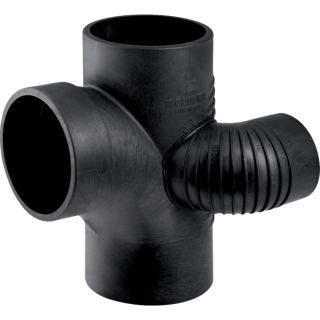 GE Silent-db20 Schachtbogenabzweig 88,5Gr links d110/110/75