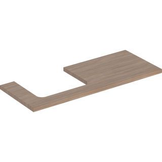 GE ONE WT-Platte, Ausschnitt li, für AWT 120x3x47cm, Eiche